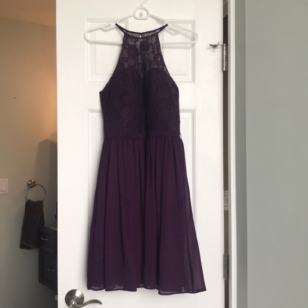 Lace Chiffon Bridesmaid Dress